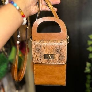 Brown smallside purse